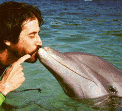 Dolphin Kissing Jon